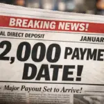 $2,000 Federal Direct Deposit Expected in January 2026