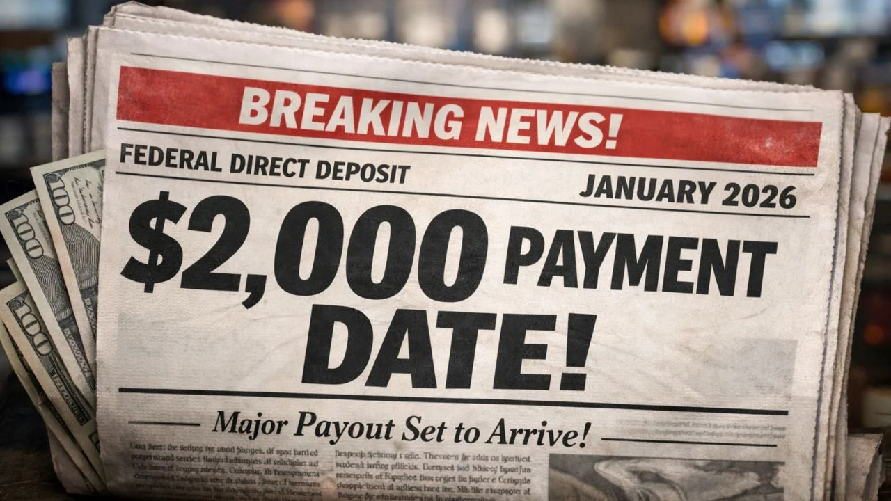 $2,000 Federal Direct Deposit Expected in January 2026
