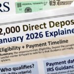 IRS $2,000 January 2026 Deposit Explained
